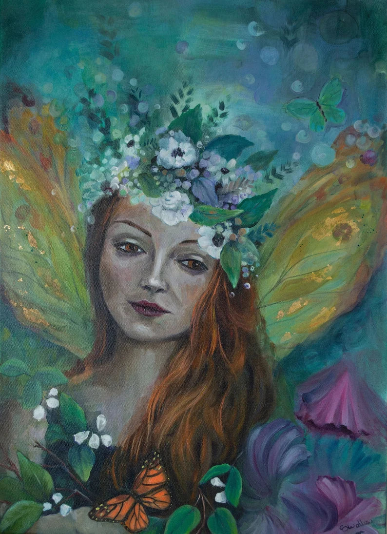 Lizzy Swallow: Enchantment Original Painting 20 x 28