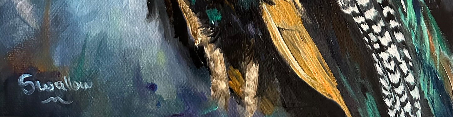 The Strutting Peacock